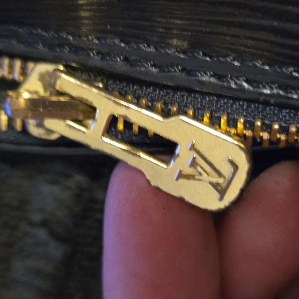 Authentic Louis Vuitton Epi Porte Black Document Bag Briefcase - Picture 11 of 11